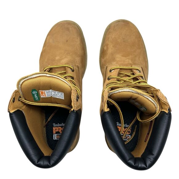 Timberland PRO 92628 Mens 11M Safety Toe Work Boots Wheat Nubuck Comp Toe - Picture 8 of 11